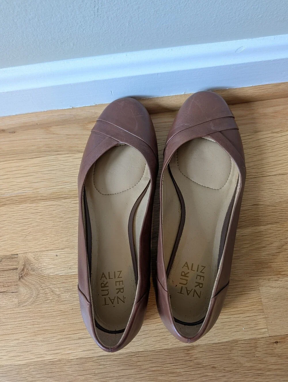 Brown Naturalizer Flats 8.5